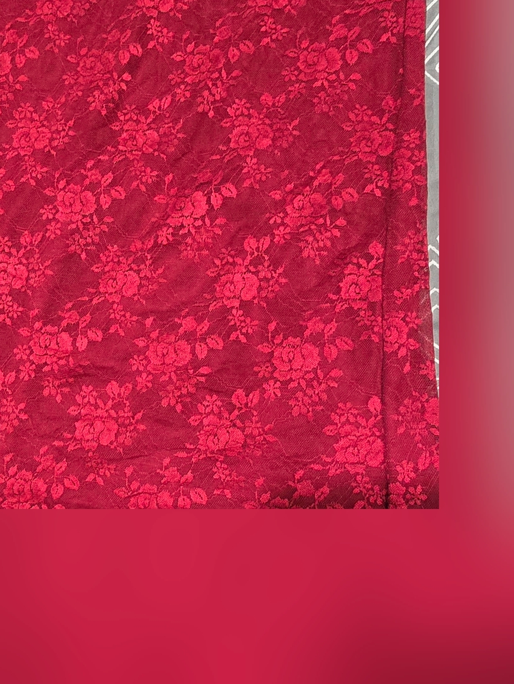 Outcast Dylan Maxi Dress In Red Lace Size XXS - Picture 3 of 13